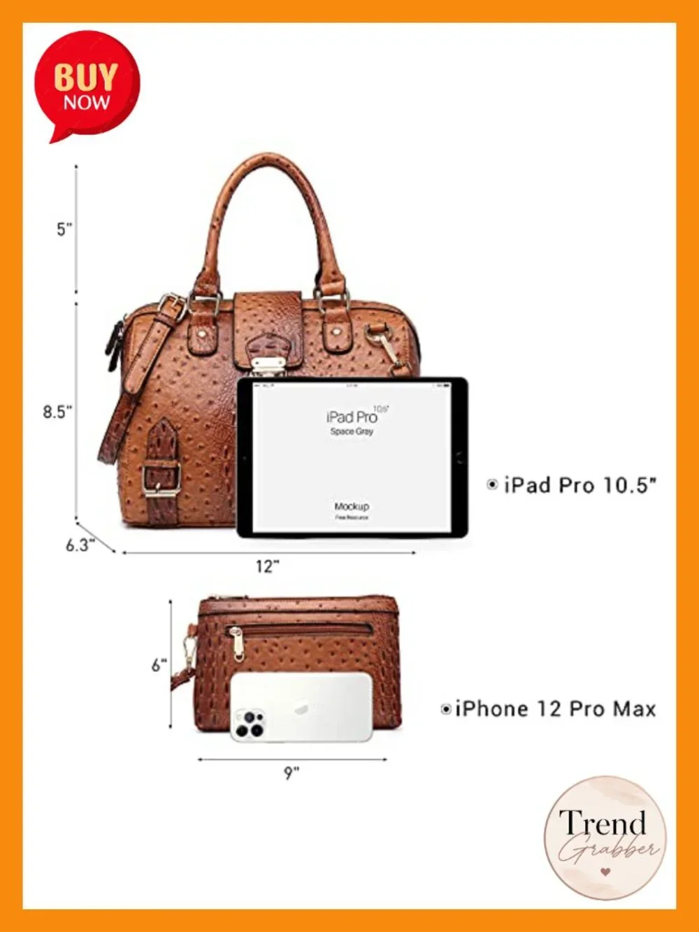 Vegan Leather Satchel Purse Top Handle Work Tote Handbag
